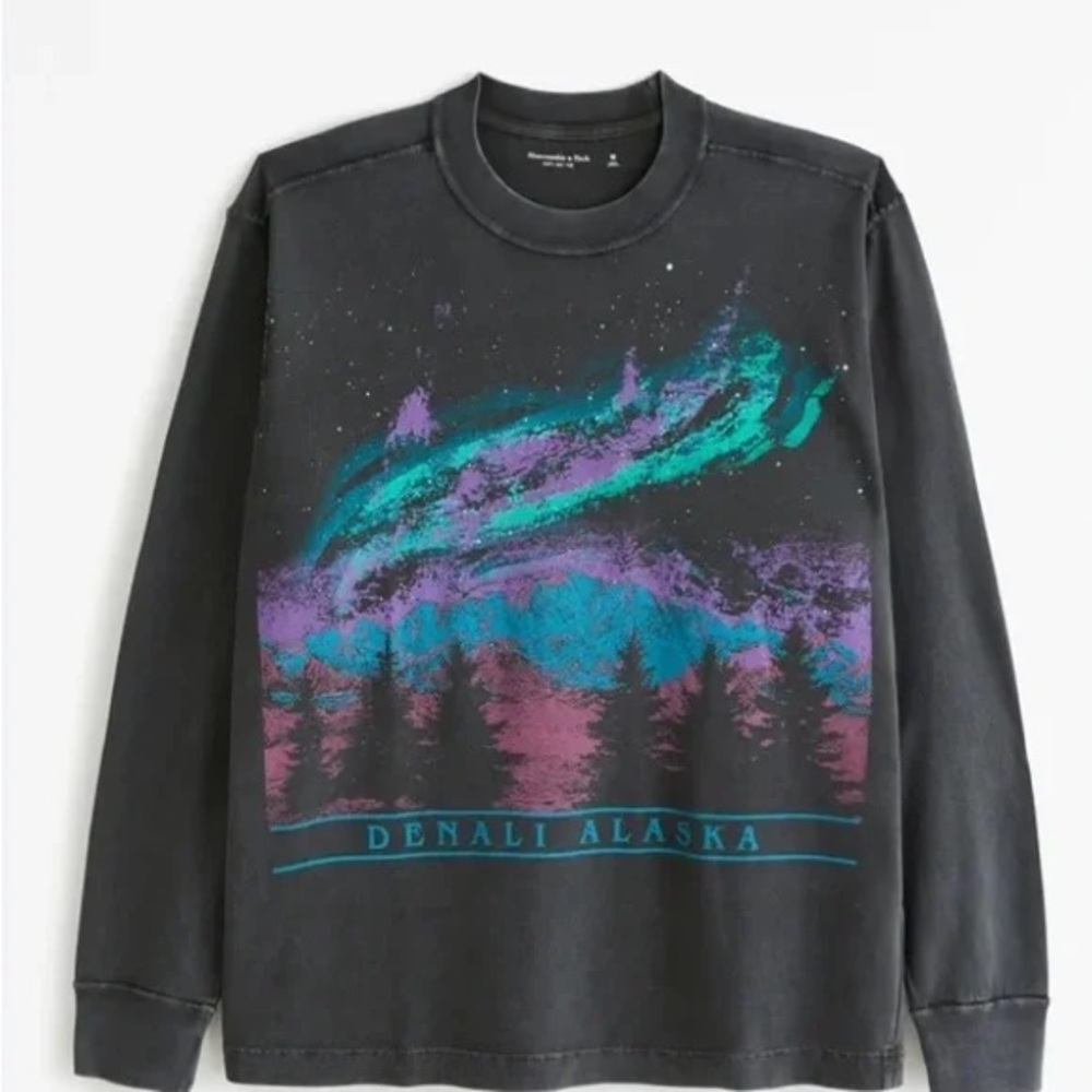 Abercrombie Graphic Long Sleeve Tee